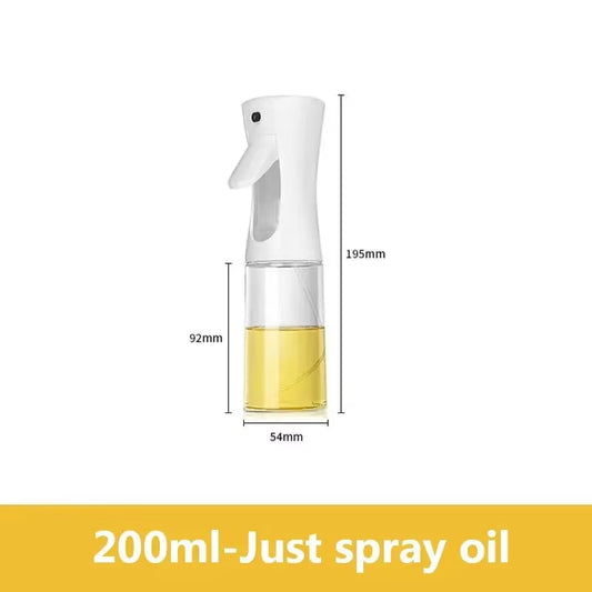 Press Type Glass Oil Spray Oil Bottle Spray Oil Dispenser Oil Jar BBQ Kitchen Baking Roasting Picnic Kitchen Toolglass Oil Spray